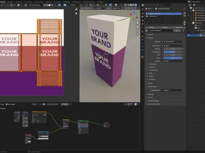 Product Cosmetic Box 3D model