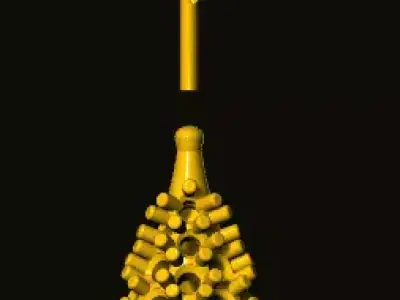 jumka golden heart 3D print model