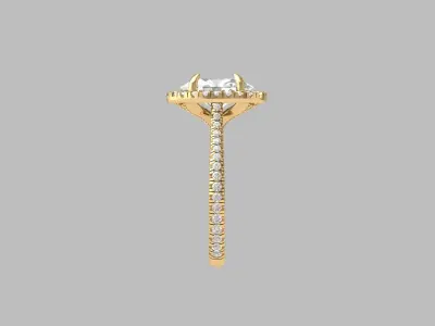 Wedding Ring 3D print model 110