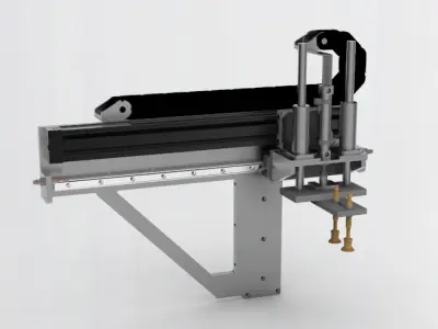Loading and unloading mechanism 3D model