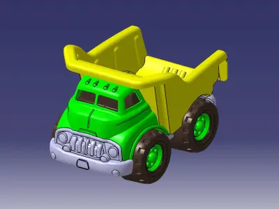 Truck toy 3D print model