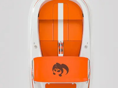 E-Motion electric pleasure boat 3D model