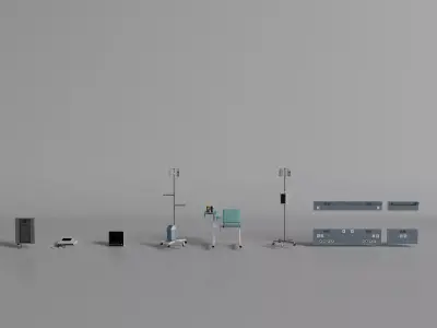   Medical Equipment Mega Pack Low-poly 3D model