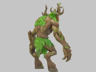 Forest Guardian 3D Model Low-poly 3D model