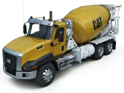 Truck Mixer Concrete 3D model