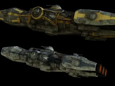 Corellian Gunship DP20  - Star Wars 3D model