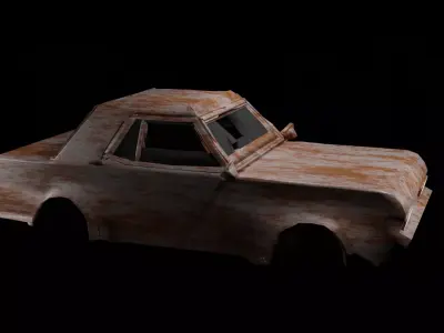 Procedural Extreme Rusty Metal Free 3D model