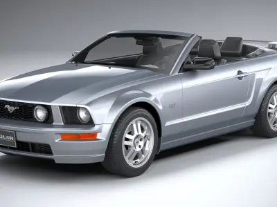 Ford Mustang GT Convertible 2005 3D model