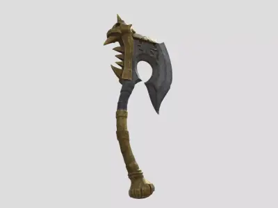Battle-Damaged Helmet 3D model
