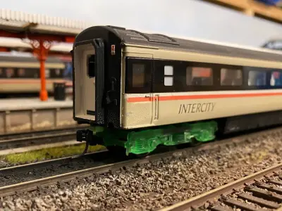 OO MK3 Coach Bogie with NEM Socket for older Hornby Coaches 3D print model