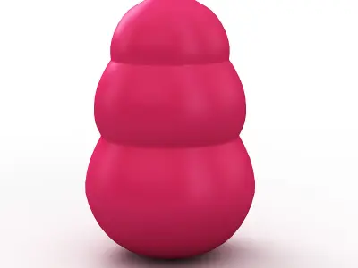 Kong Style Dog Toy 3D model