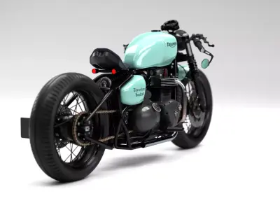 Triumph cafe racer 3D model