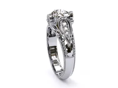 ANTIQUE Ring 3D print model