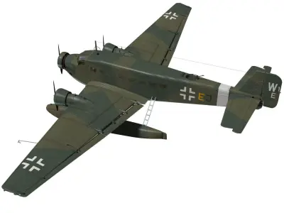 Junkers Ju52 3D model get