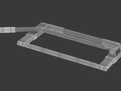 Garage Motorcycle Two Arm Centre Stand 3D model