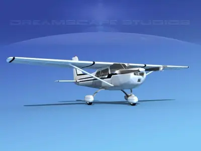 Cessna 175 Skylark V05 3D model