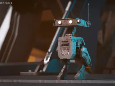  Autonomous Bipedal Unit Old Rusted 