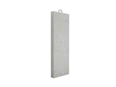 Concrete Wall Panel 3D model purchase