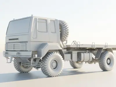 ashok leyland stallion 3D model