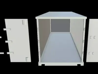 HIE Clean Cargo Low-poly 3D model