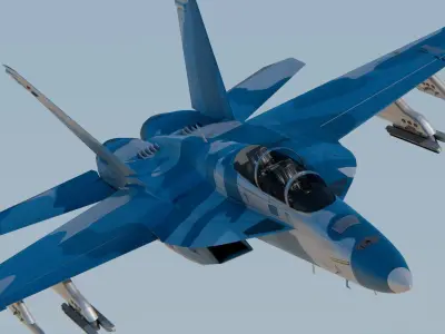 Boeing FA-18EF Super Hornet 3D model