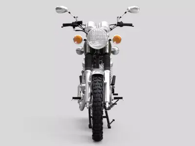 2010 - Yamaha SR 400 EFI 3D model