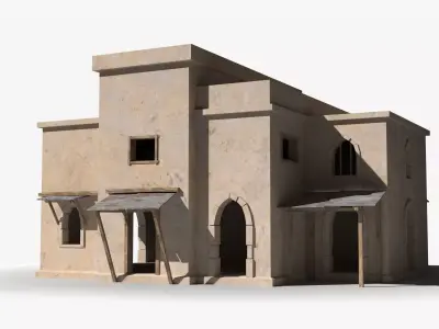 Arab x9 Low-poly 3D model