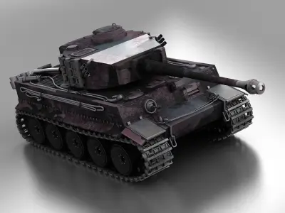 panzerkampfwagen world world war 2 german nazi wehrmacht 3D model