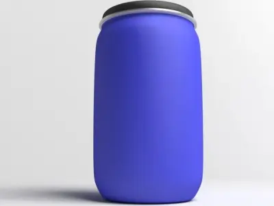 Barrel Plastic 1 3D model