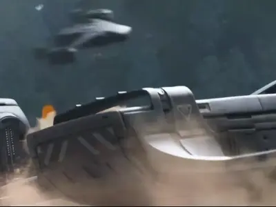 Spaceship 3D model 8