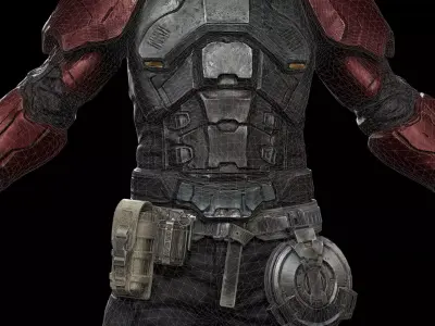 Sci-fi props Darius 3D model