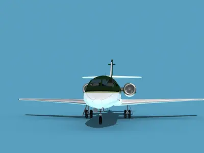 Dassault Falcon 20 V03 3D model