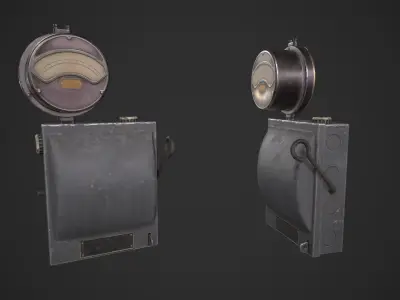  Fusebox Electric Meter Low-poly 3D model
