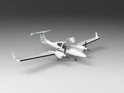 Diamond DA-42 Free 3D model