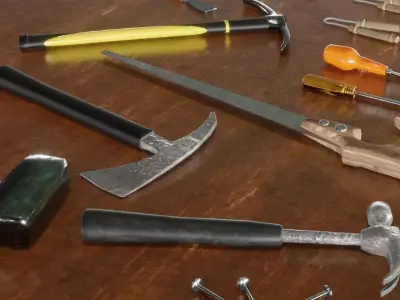 Toolkit 3D Model Collection Low-poly 3D model