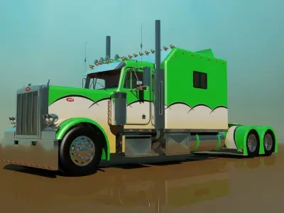 379 Legacy Semi Truck 3D model
