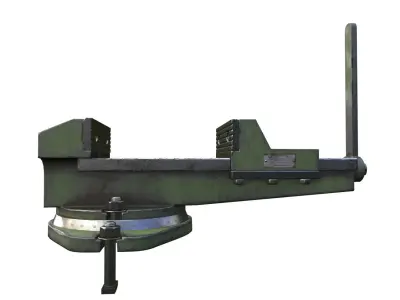 Vise tool Low-poly 3D model