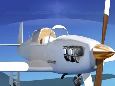 Mooney M-18 Mite V04 3D model