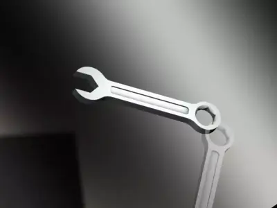 combination spanner Free 3D model