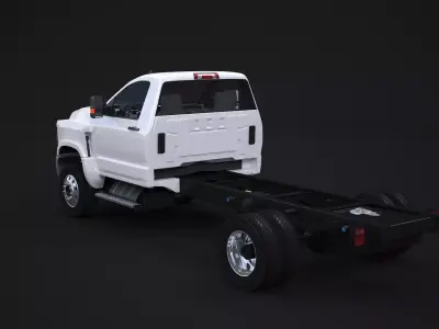 International CV Regular Cab 3D model