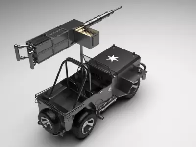 Army Jeep 3D model
