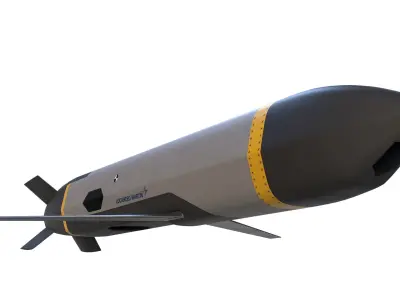 CMMT Cruise Missile Low-poly 3D model