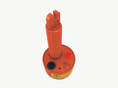 voltage detector Low-poly 3D model