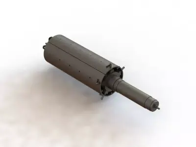 Desbobinadeira Uncoiler Decoiler 3D model