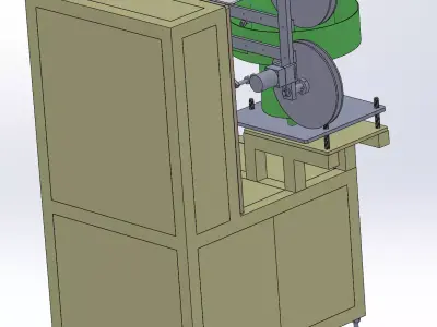 Velcro for plastic parts bonding machine 3D model