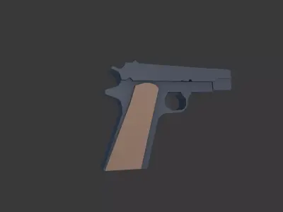 Low Poly Weapon Pack Low-poly 3D model