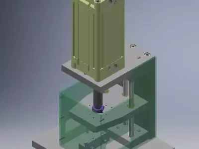 PNEUMATIC CABLE CUTTING MC 3D model