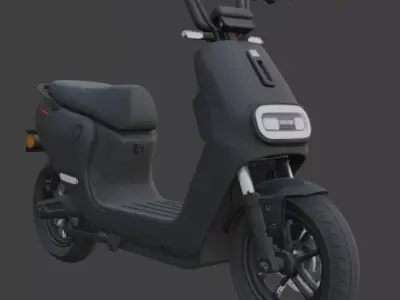Electric Scooter 3D Model 3D model 3