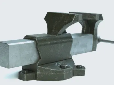 vice tool Low-poly 3D model