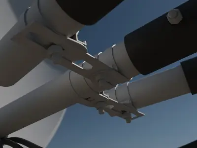Home Satellite Dish 3D model 3D model